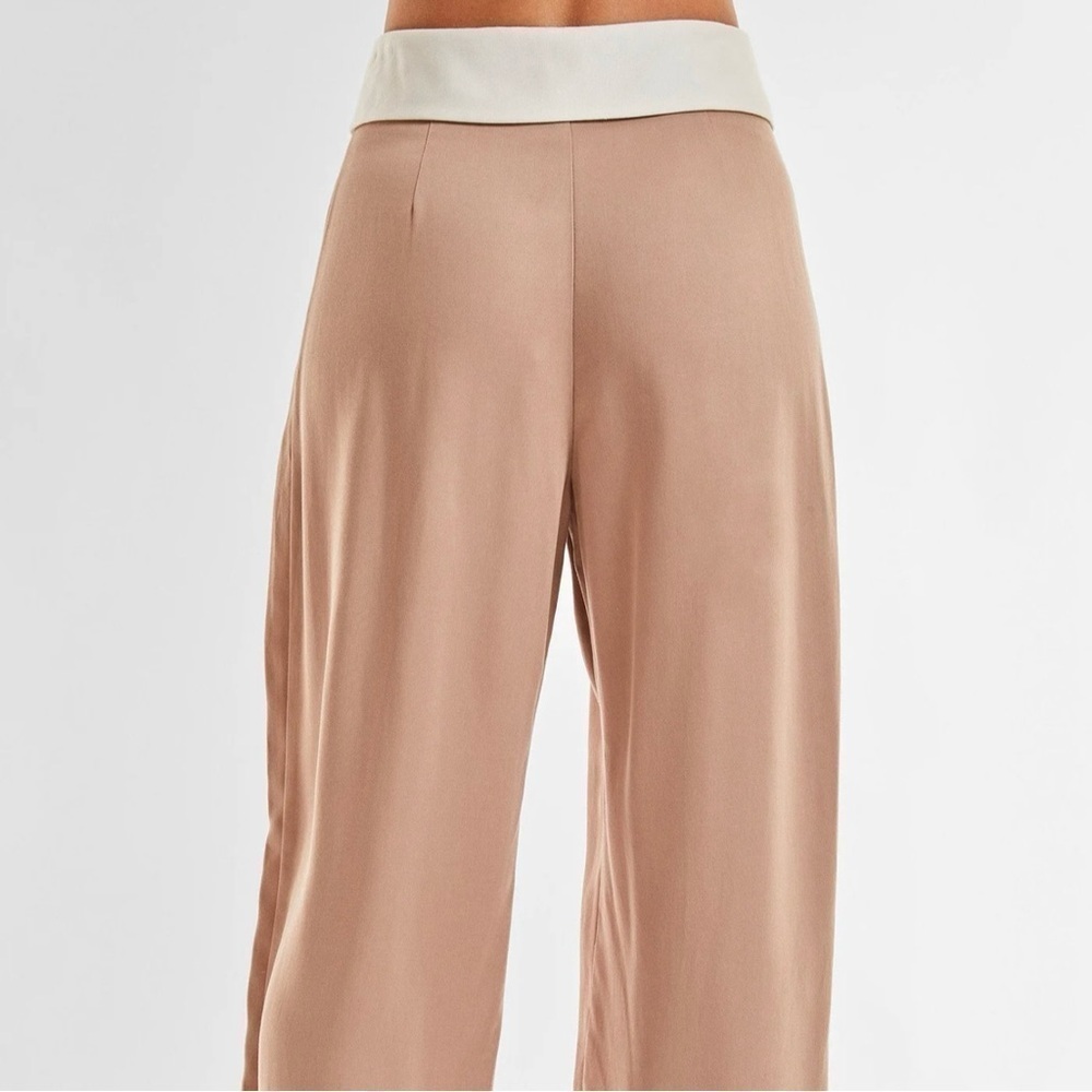 Noli Soho Mocha Foldover Trouser NWT - Picture 7 of 7